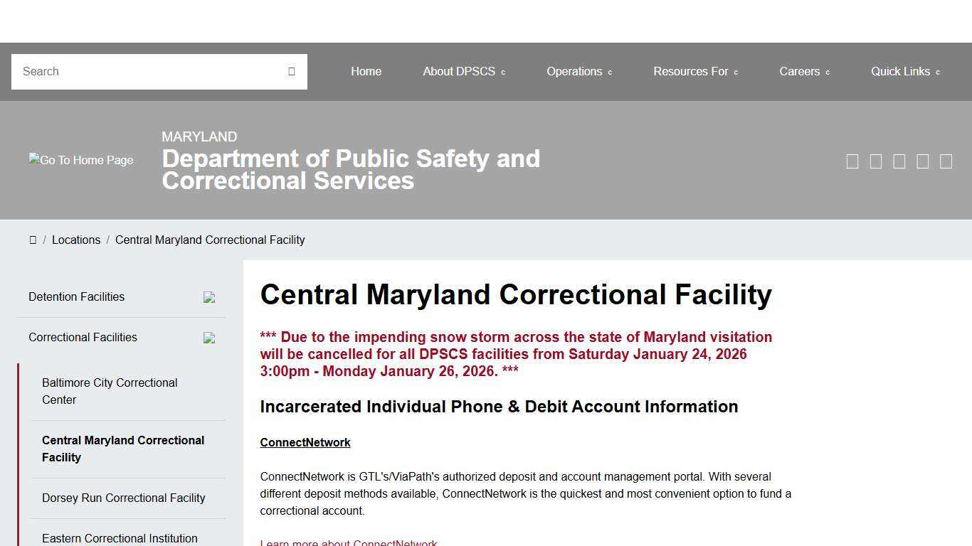DPSCS - Central Maryland Correctional Facility